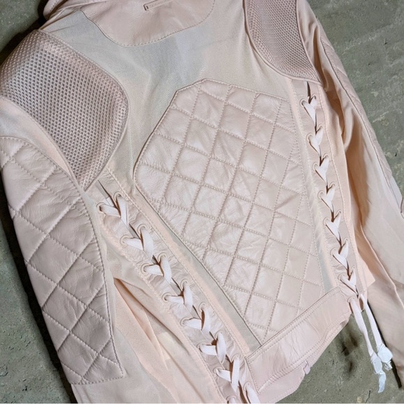 Blanc Noir Moto Jacket pink - Picture 6 of 6